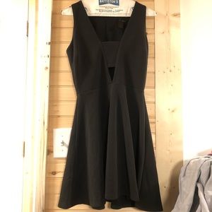 Black Mini Skater Dress